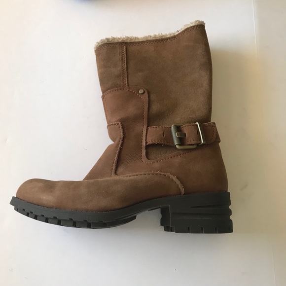 Caterpillar “CAT” Brown Suede Boots Sherpa Lined - Picture 1 of 15